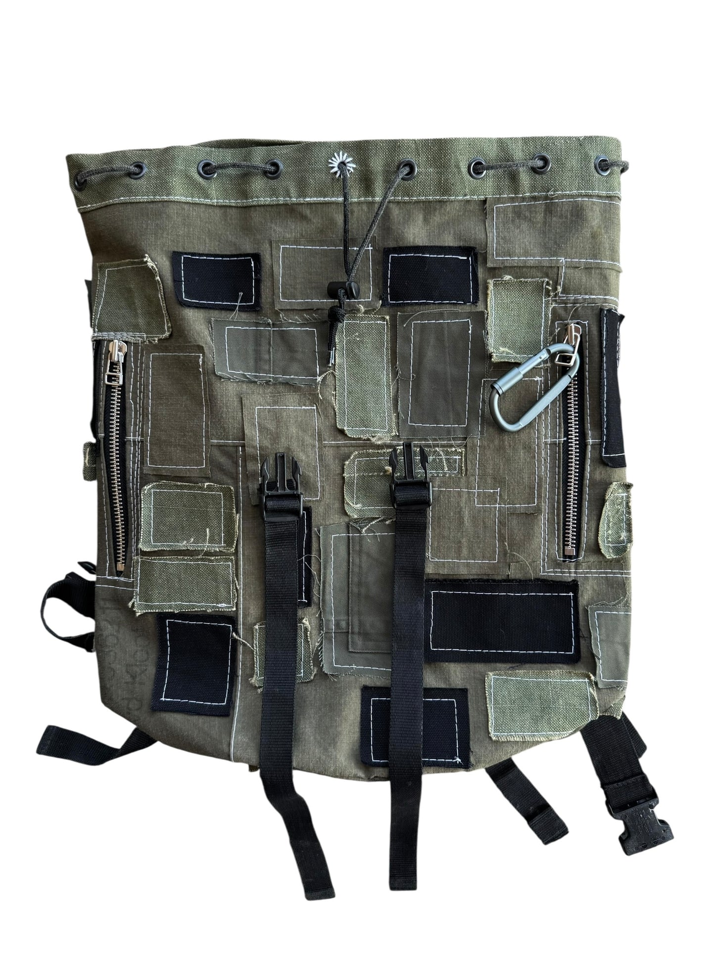 Military Patchwork Bagpack