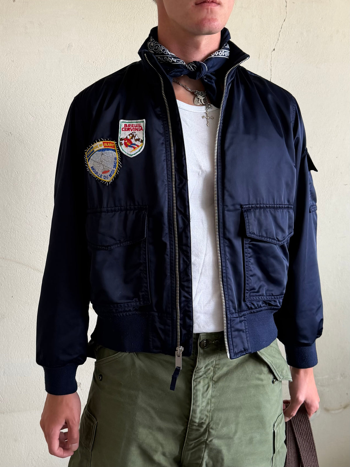 Nylon Patch Jacket