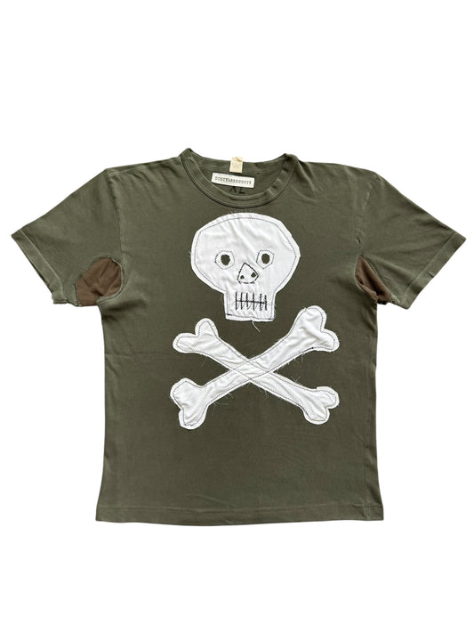 White Jolly Roger Tee