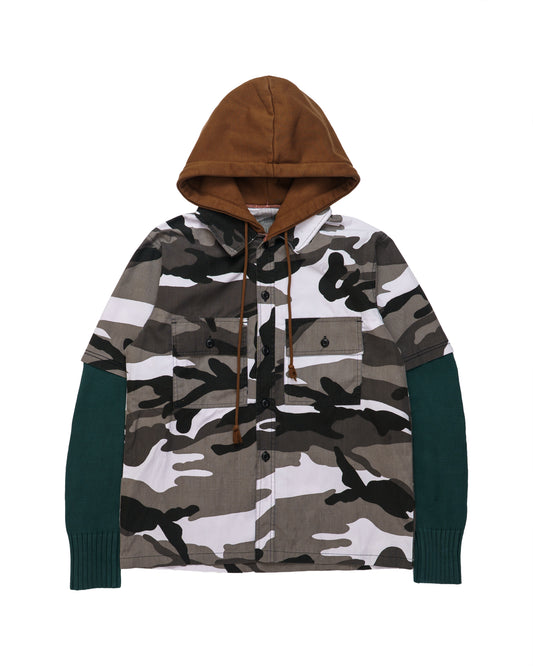 Camo Shirt with Hood