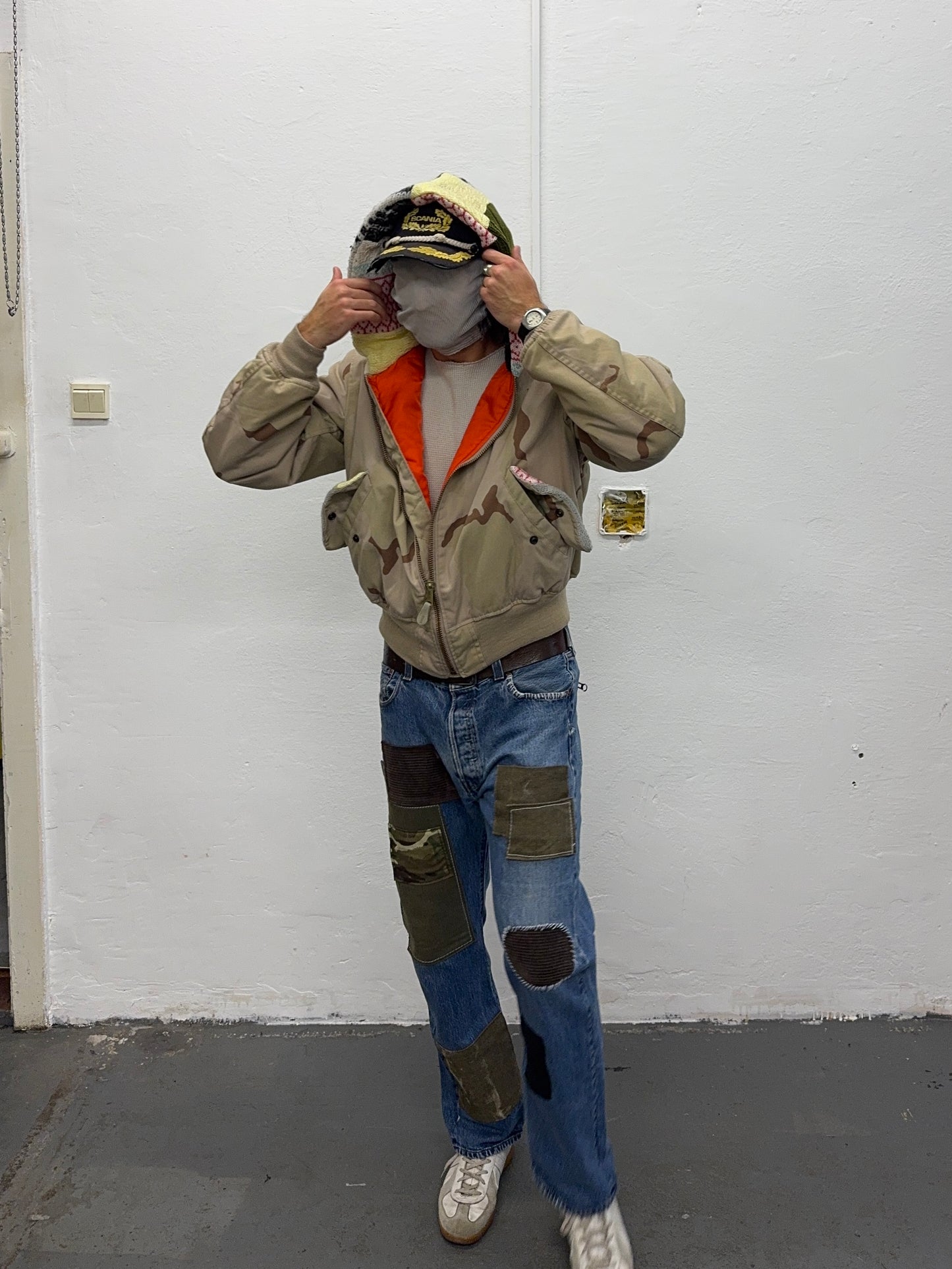 Reworked Ma-1 Jacket Camouflage