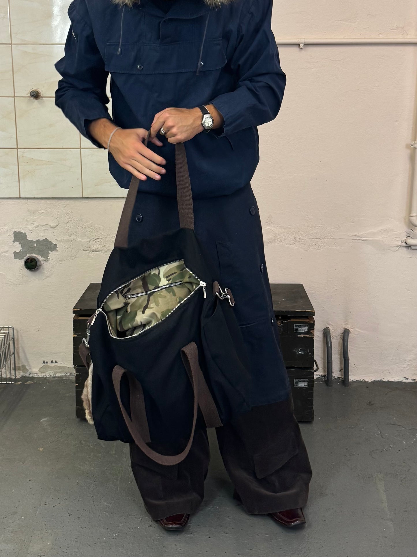 Military Canvas Duffle Bag