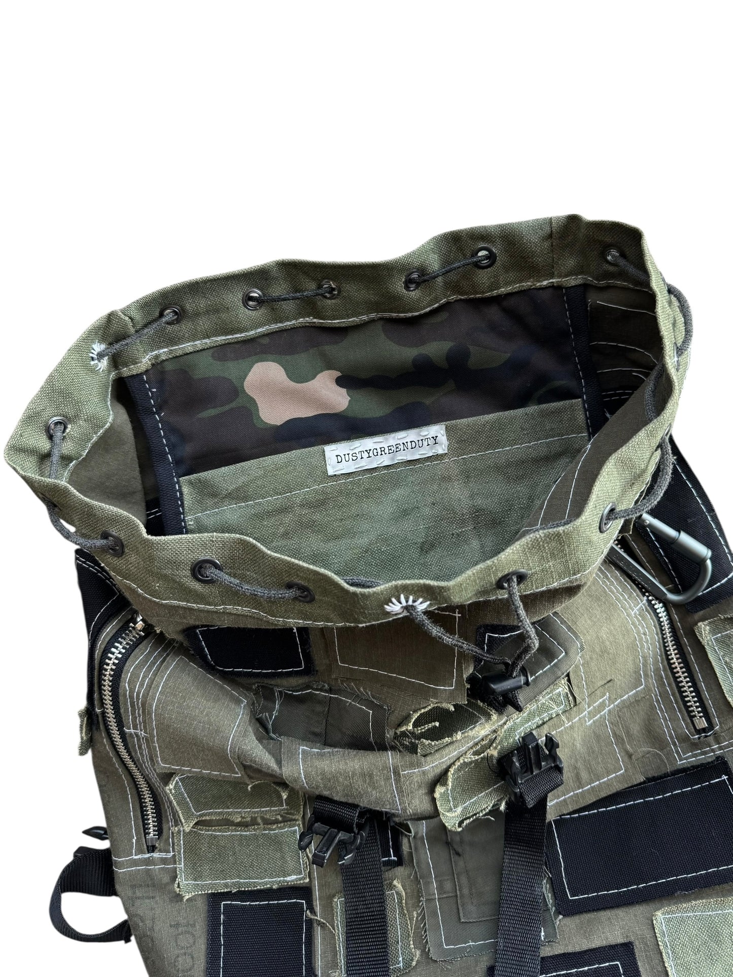 Military Patchwork Bagpack