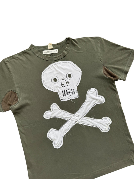White Jolly Roger Tee