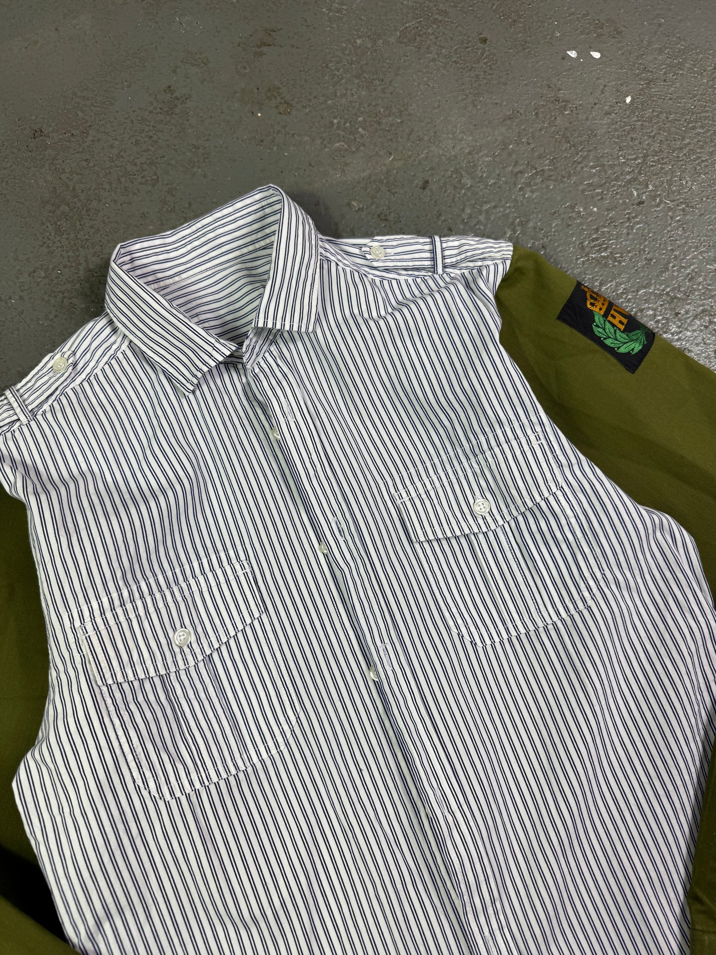 Military Stripped Shirt