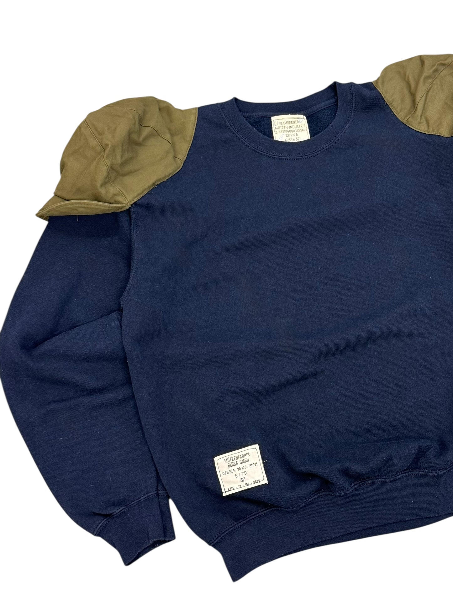 Shoulder Cap Sweatshirt Navy