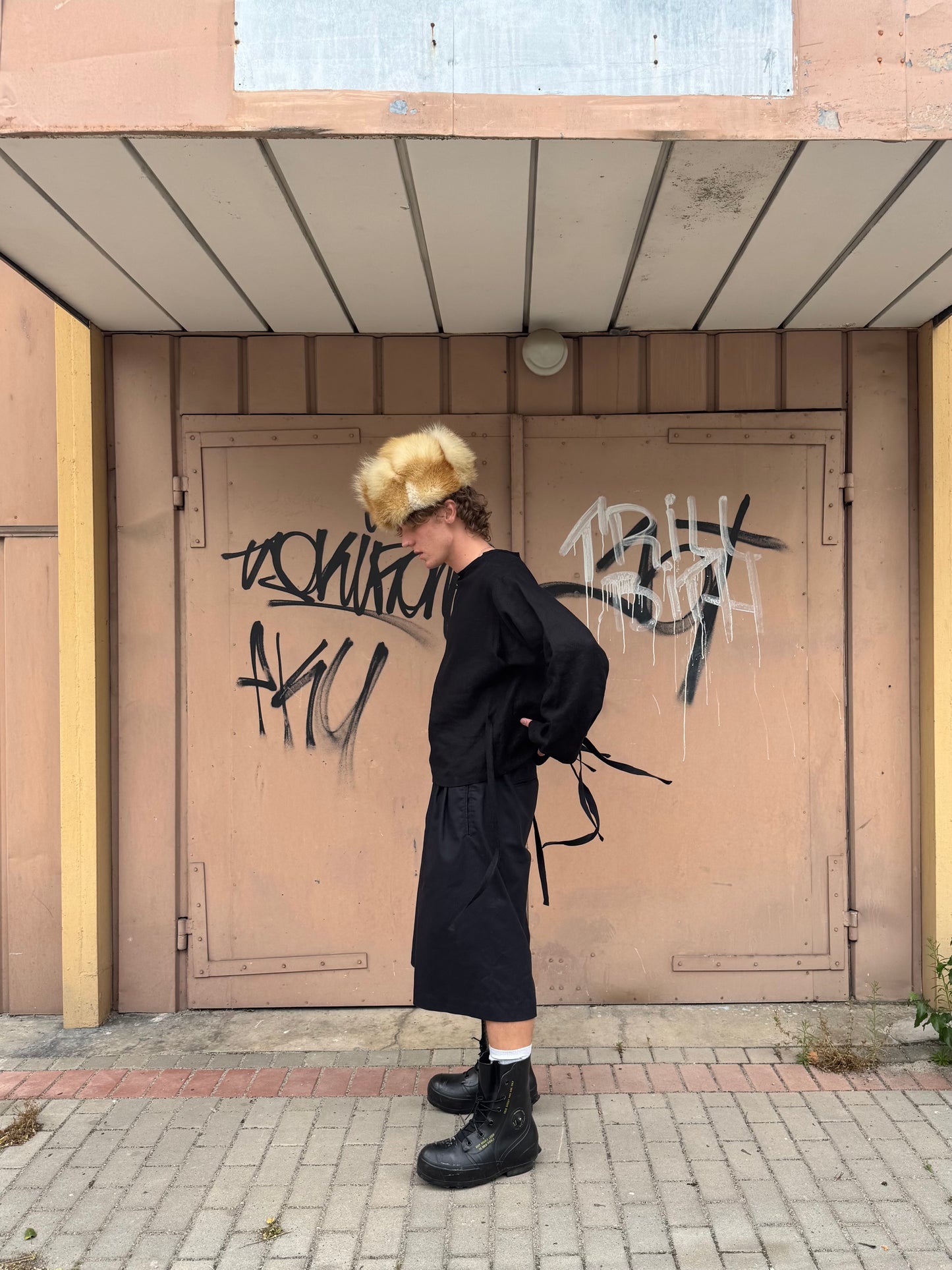 Restraint Released (Linen Straitjacket Black)