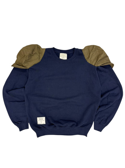 Shoulder Cap Sweatshirt Navy