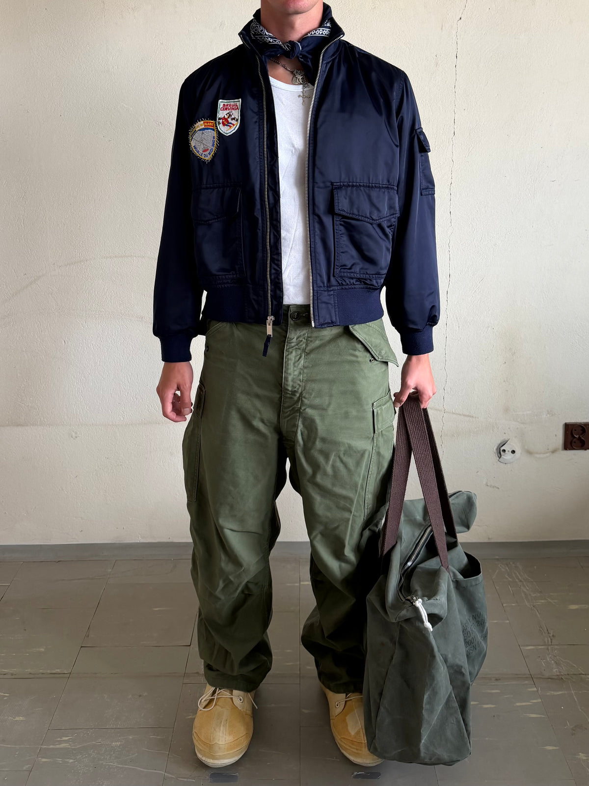 Nylon Patch Jacket
