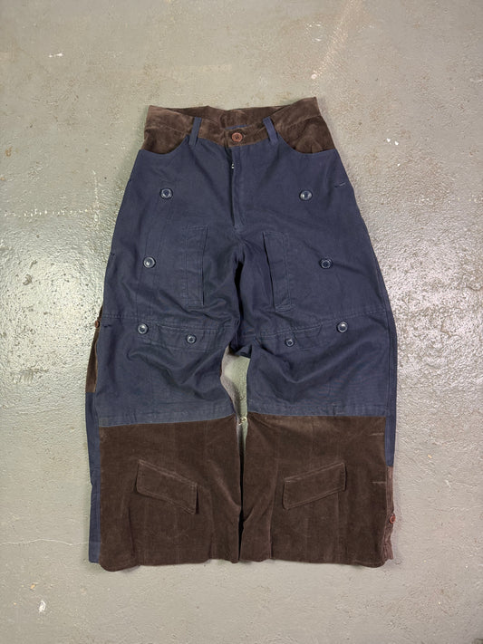 Hybrid Suede Pants