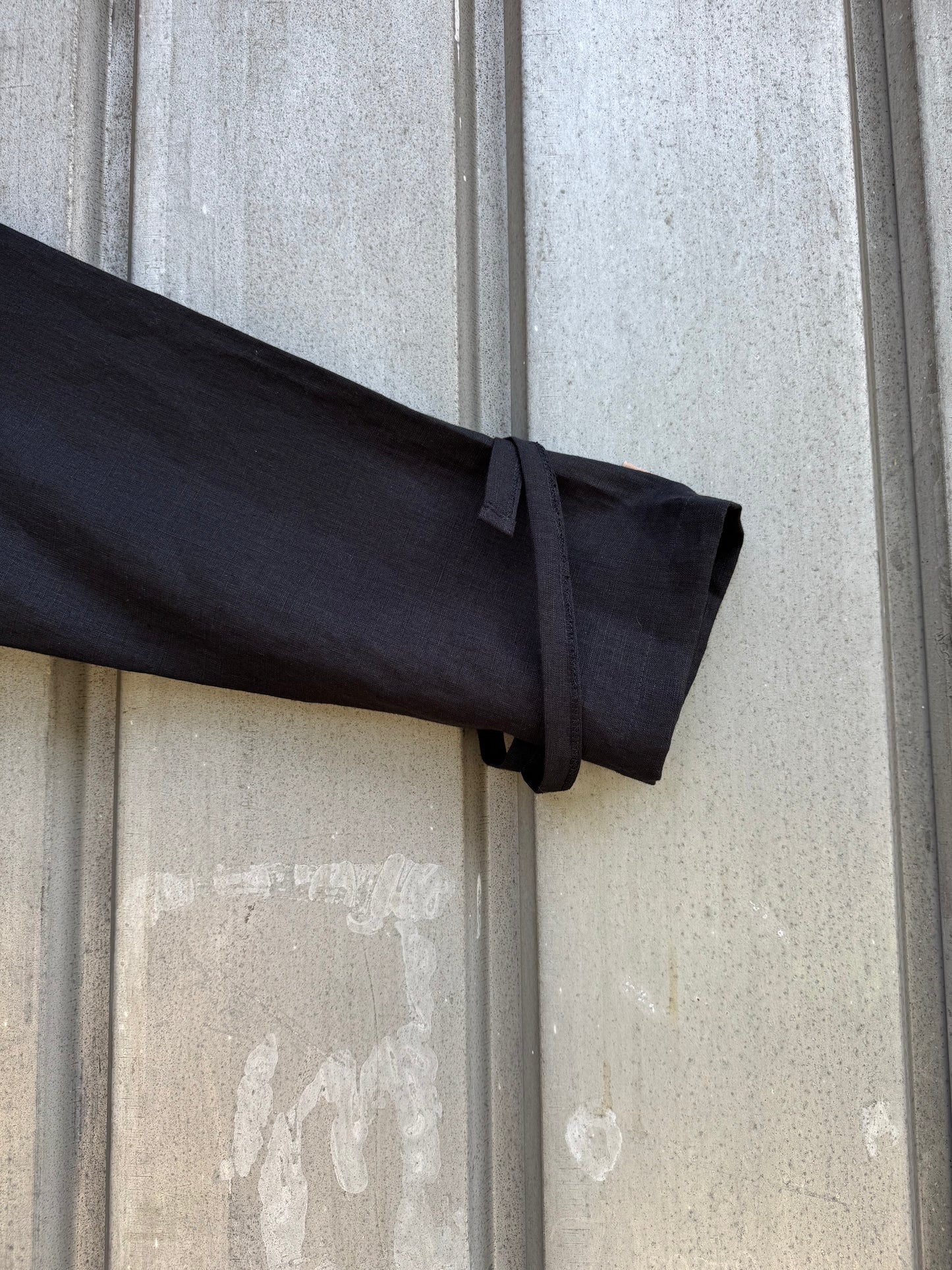 Restraint Released (Linen Straitjacket Black)