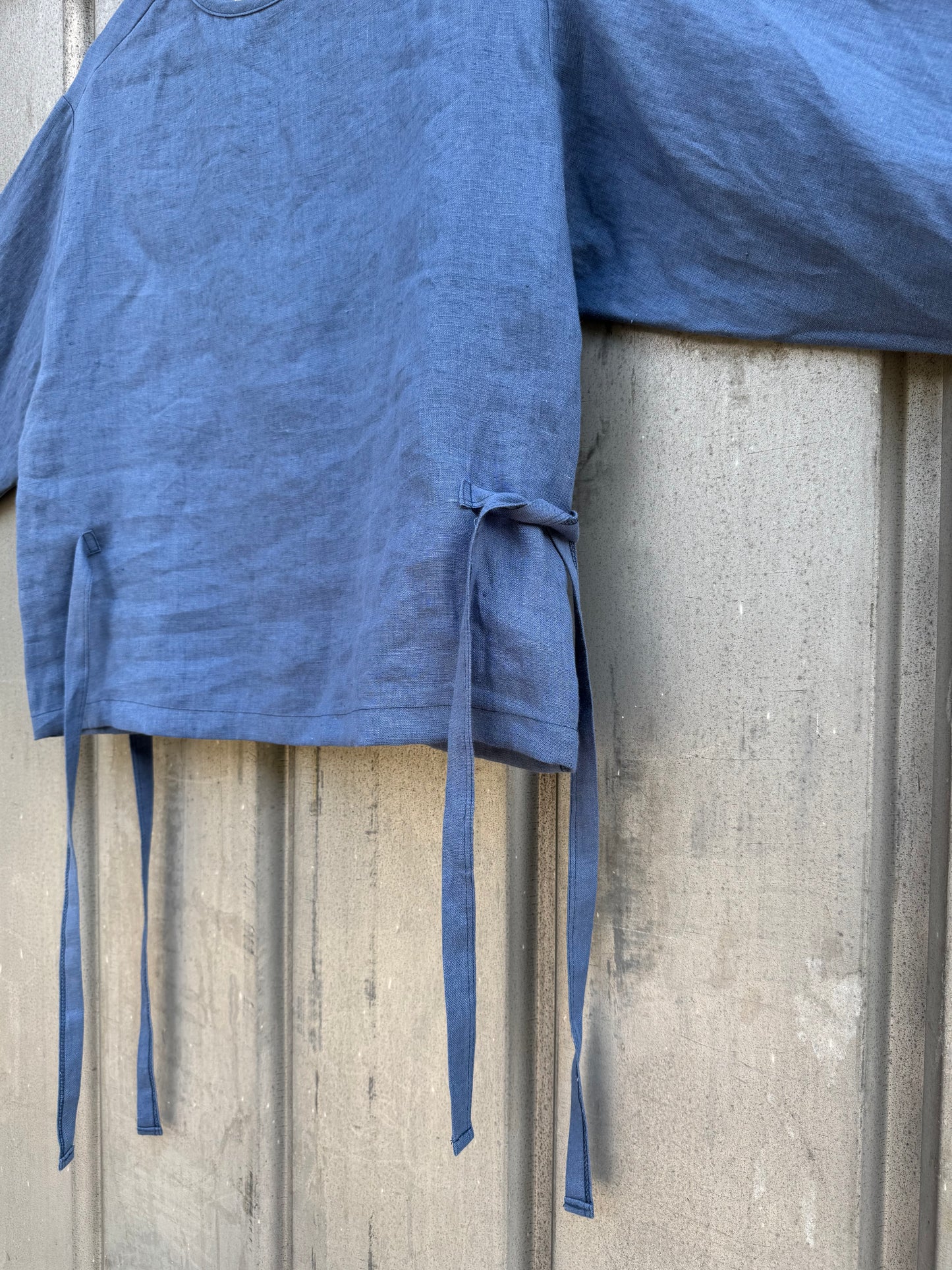 Restraint Released (Linen Straitjacket Blue)