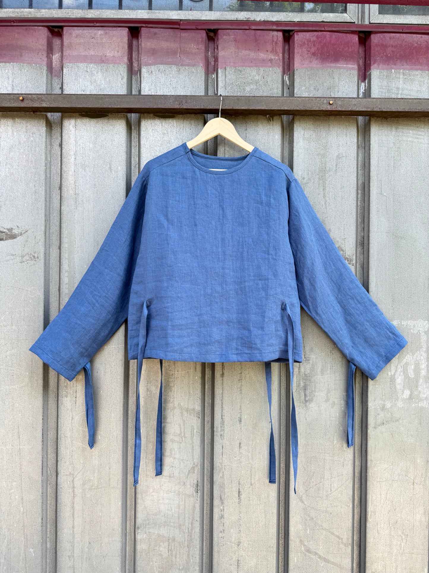 Restraint Released (Linen Straitjacket Blue)