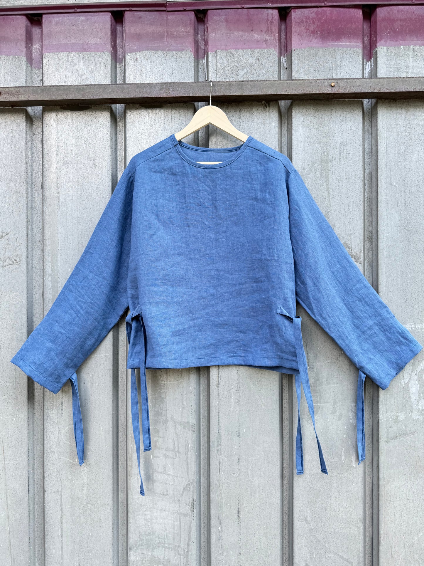 Restraint Released (Linen Straitjacket Blue)
