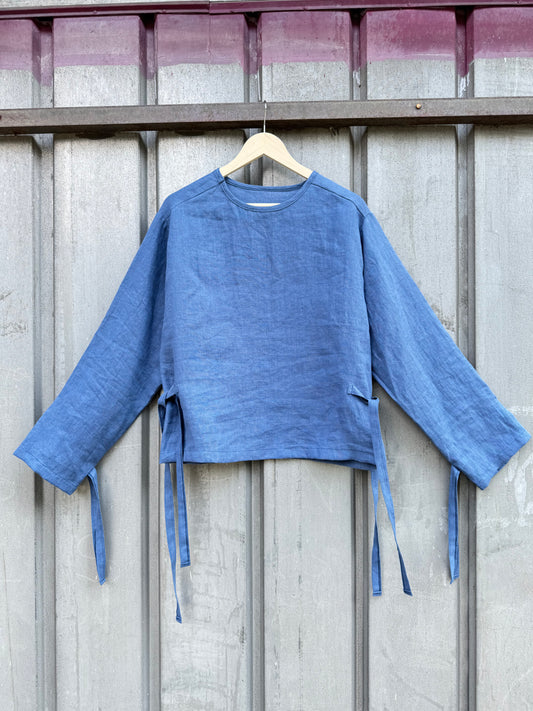 Restraint Released (Linen Straitjacket Blue)