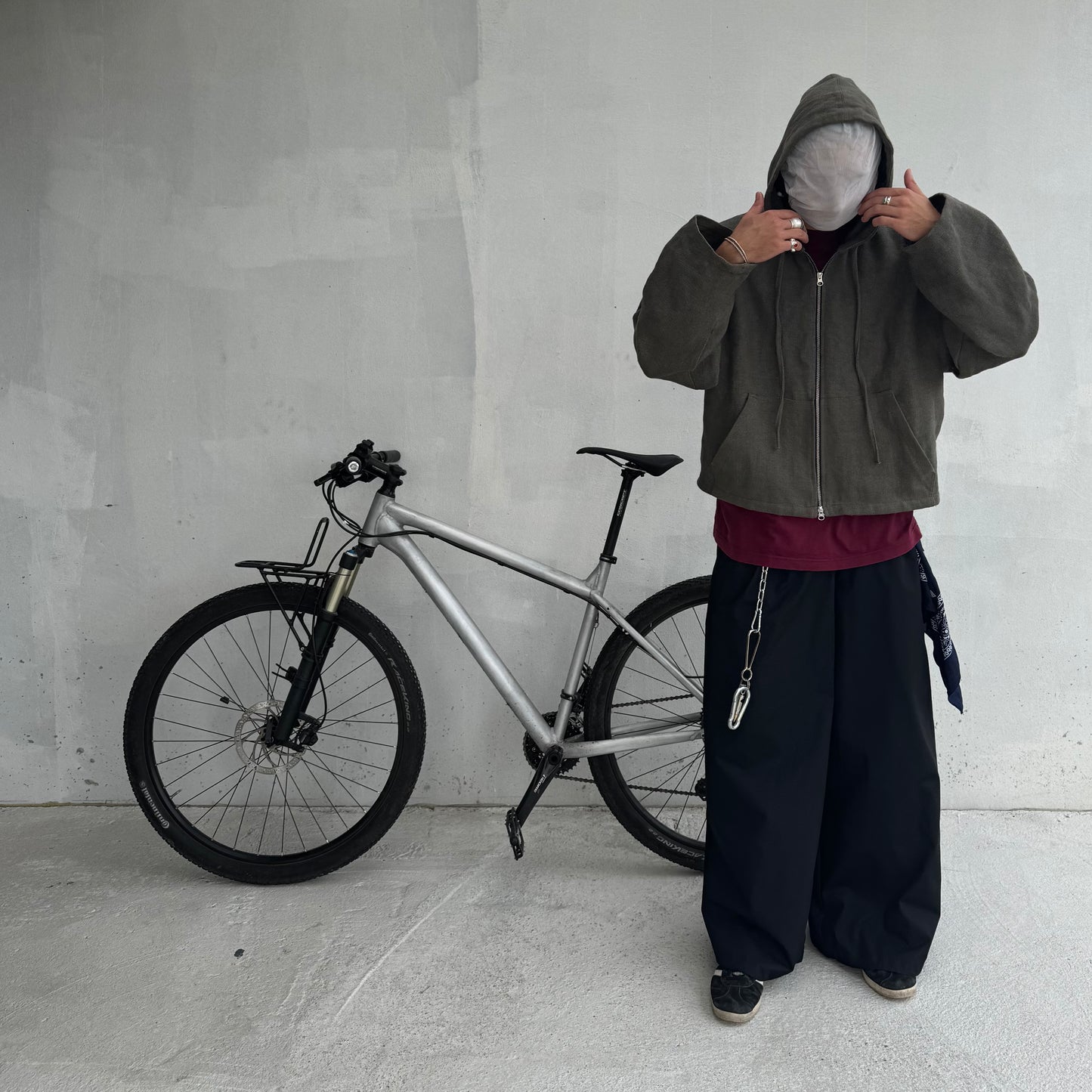 Linen Hoodie (Khaki)