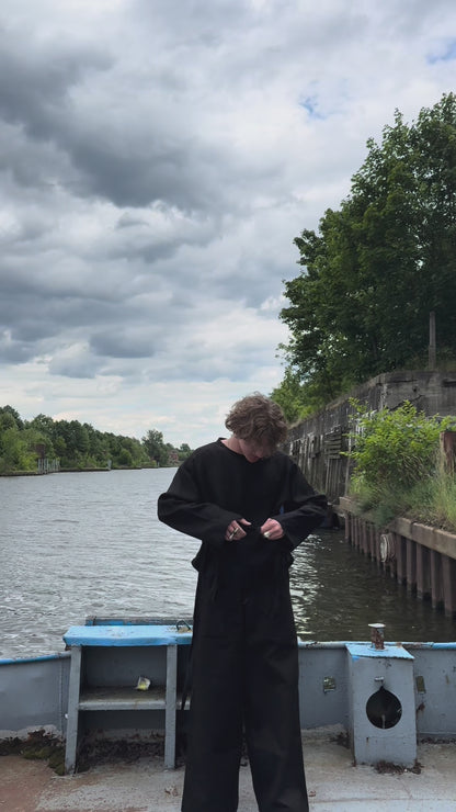 Restraint Released Linen Straitjacket